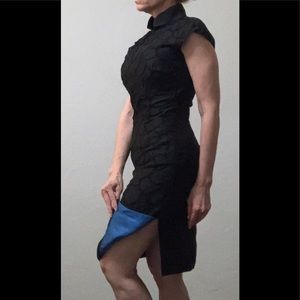 Elegant silk beaded dress